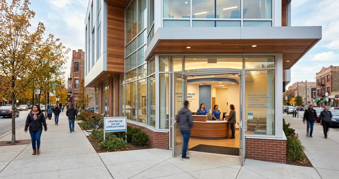 Clínicas de salud comunitarias en Chicago para hispanos - centro médico de barrio con atención bilingüe