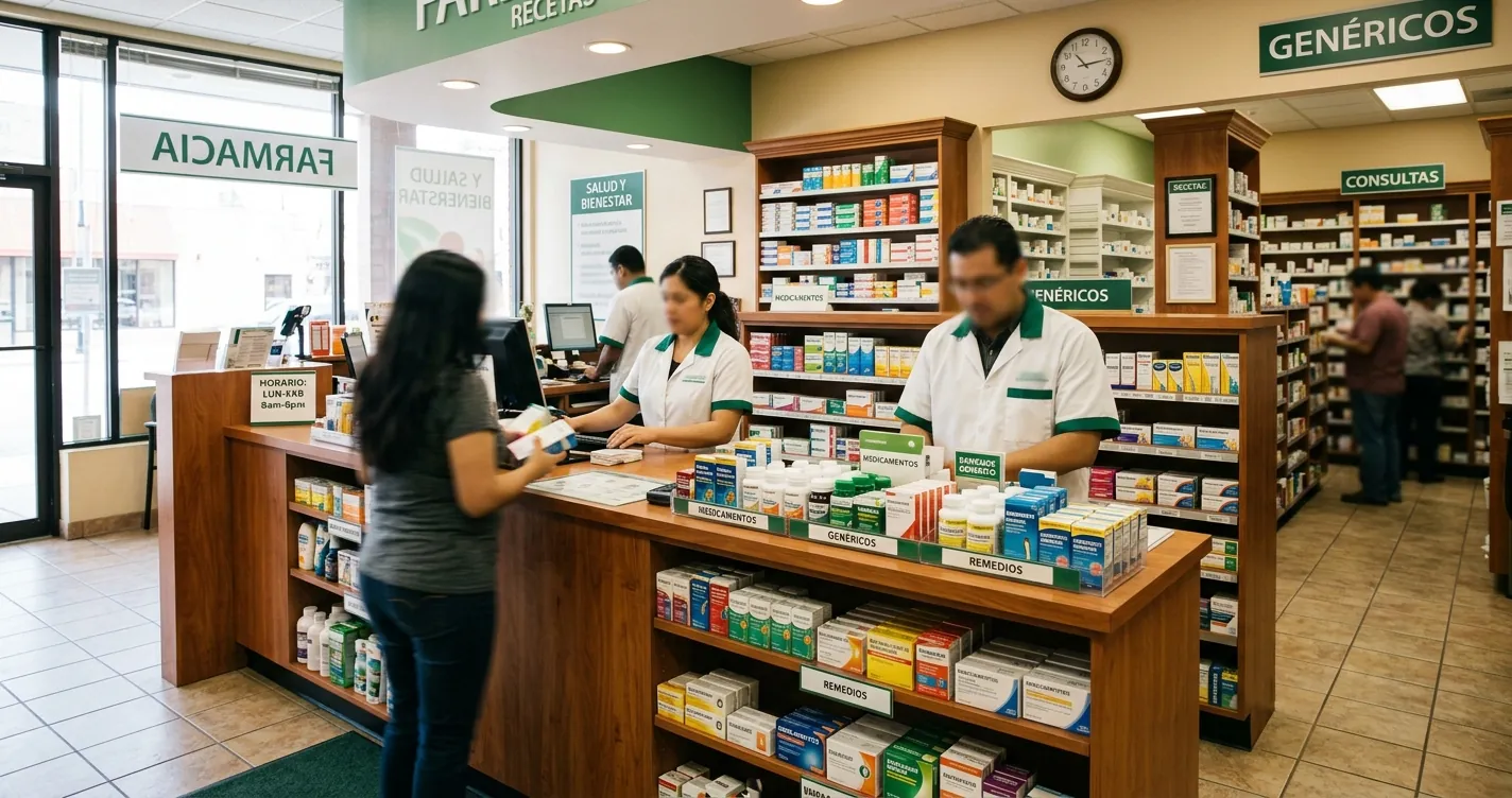 Farmacia latina en Chicago con productos para la comunidad hispana y atención en español