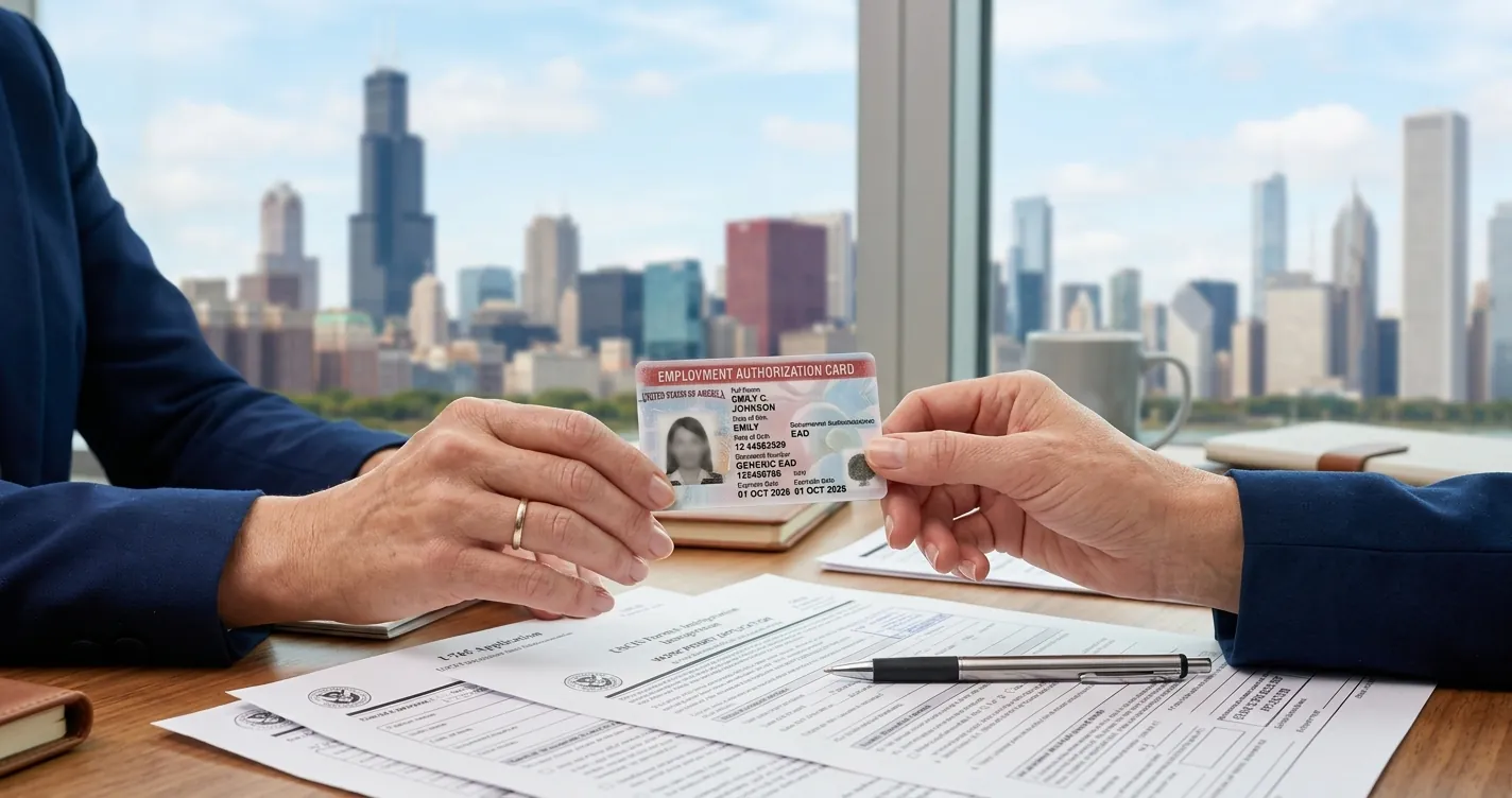 Permiso de trabajo para indocumentados en Chicago - tarjeta de autorizacion de empleo EAD